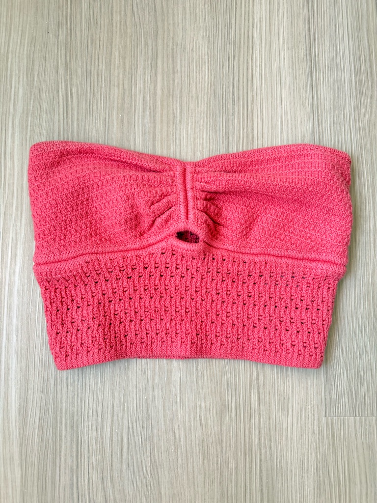 Pink Knit Tube Top From American Eagle
